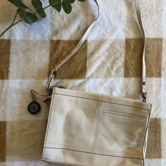 The Sak Cream Leather Crossbody - Picture 2 of 2